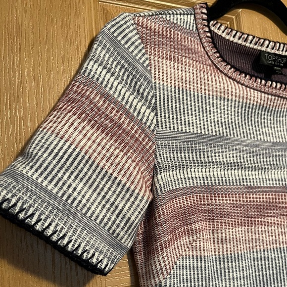 Striped Short Sleeve Dress - Picture 6 of 13